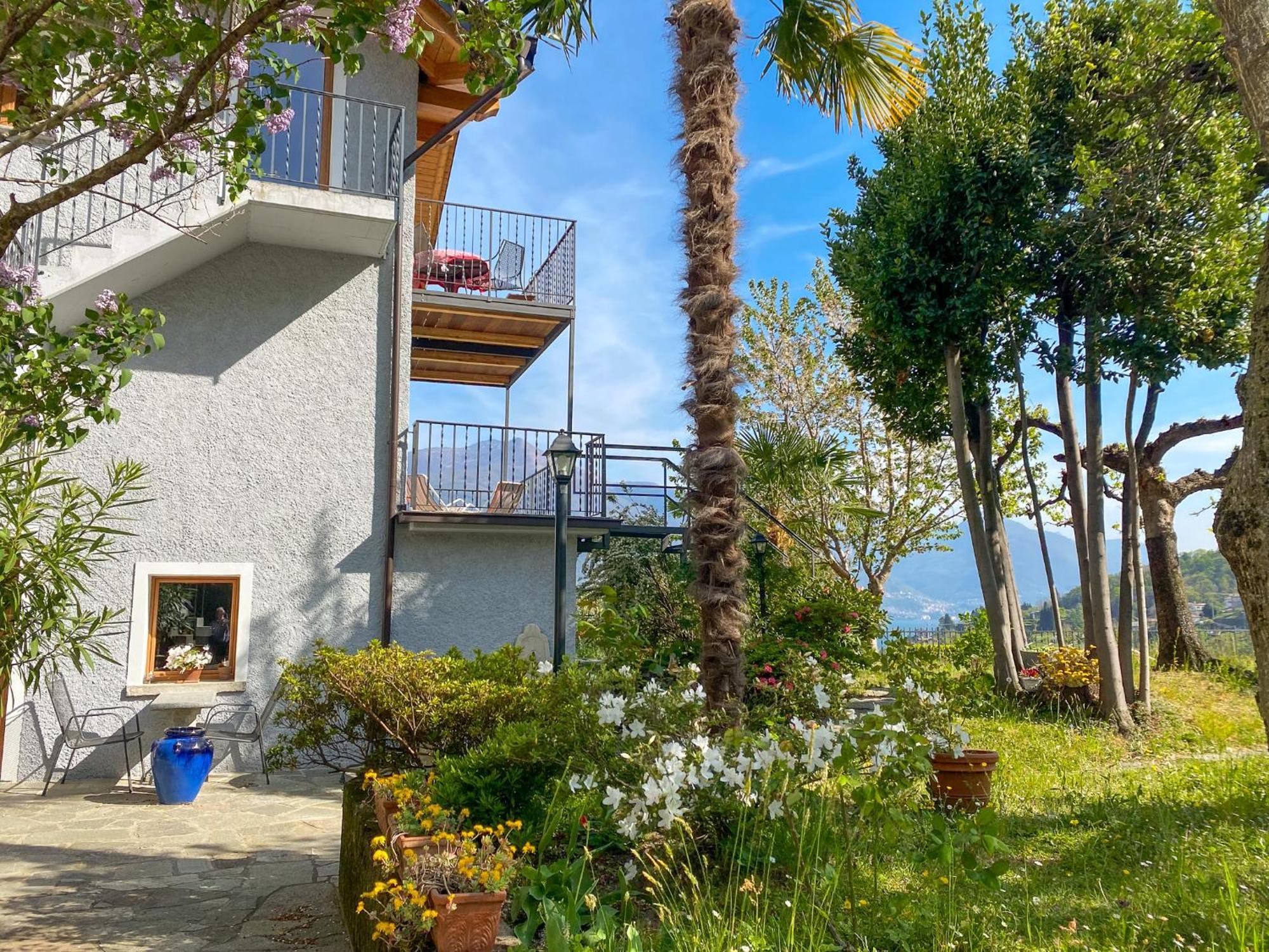 Tre Terre Ferienwohnung Pianello Del Lario Kültér fotó