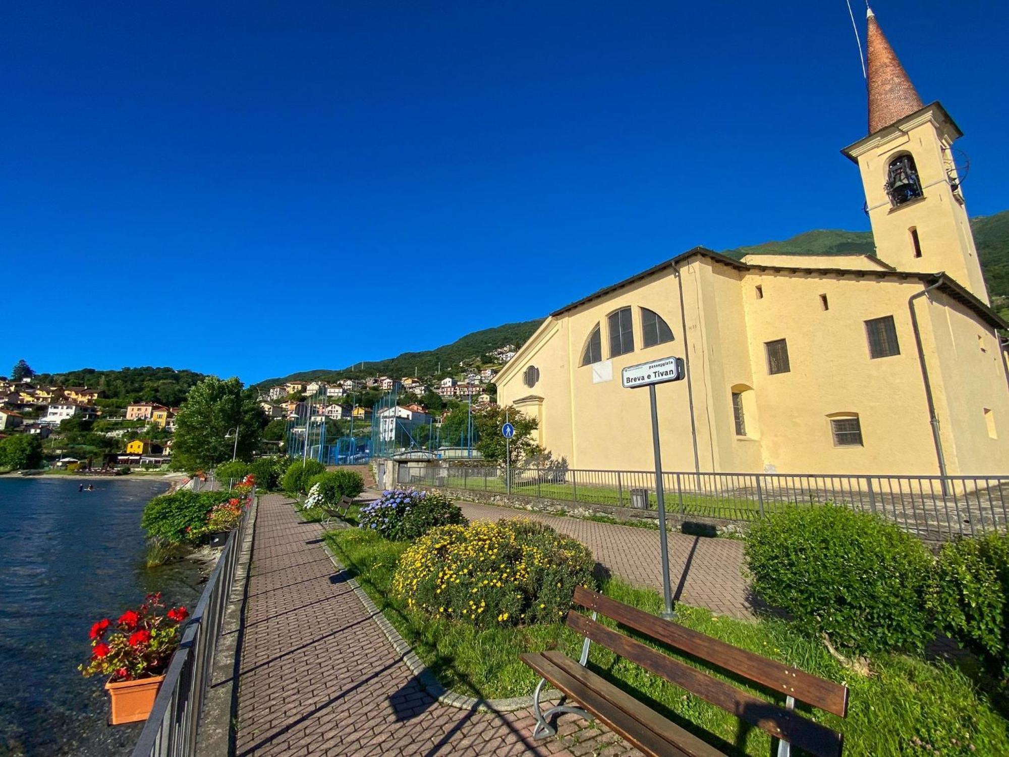 Tre Terre Ferienwohnung Pianello Del Lario Kültér fotó